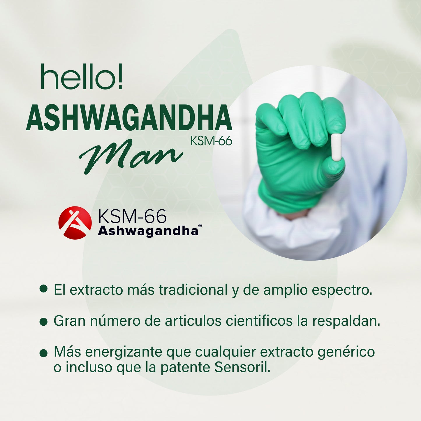 Ashwagandha KSM-66 Hombre Estrés Sueño Energía Withania Somnifera Adaptógeno Natural Complemento Alimenticio Vegano 90 Cápsulas Dod Essentials